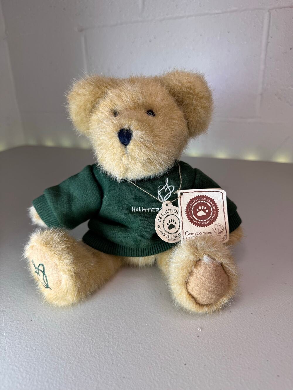 boyds bears plush teddy bear Hunter Hunter’s Hope jointed 7.5” #900219HH